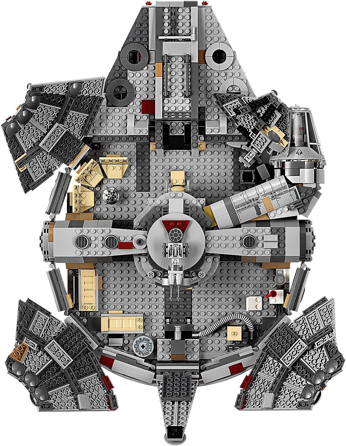 LEGO® Konstruktionsspielsteine Star Wars 75257 Millennium Falcon Raumschiff Bau Set, (Set, 1351 St)