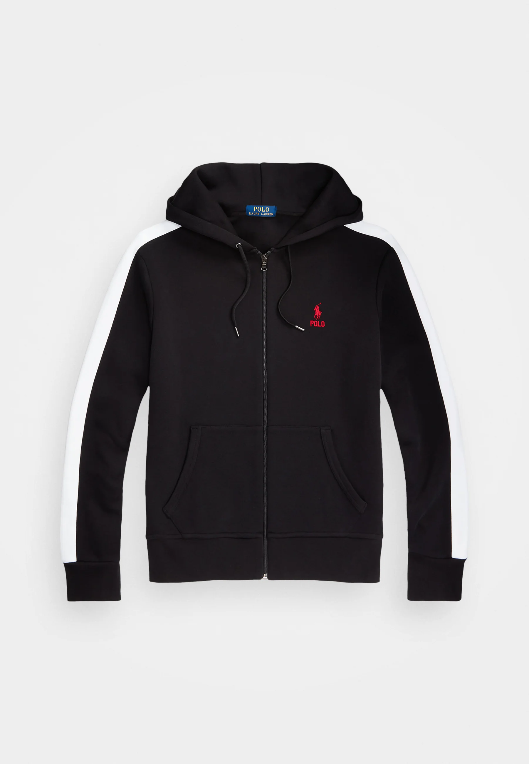 Sudadera con capucha y cremallera completa de malla de punto doble de Polo Ralph Lauren - Sudadera con cremallera