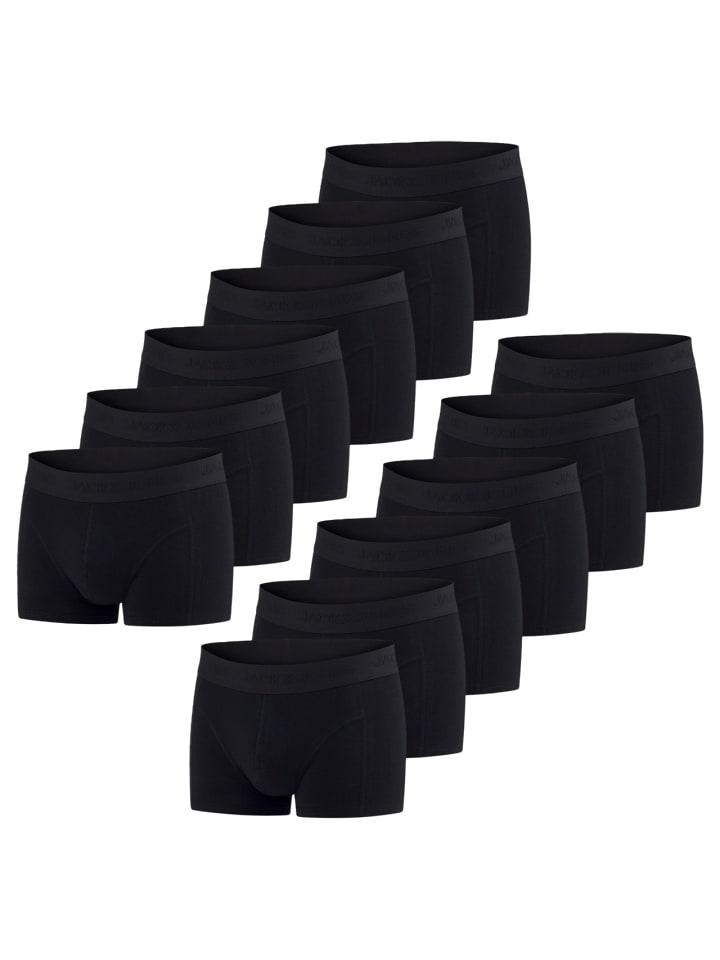 Jack & Jones Trunk 12er Pack Basic Trunks regular/straight in Schwarz günstig kaufen