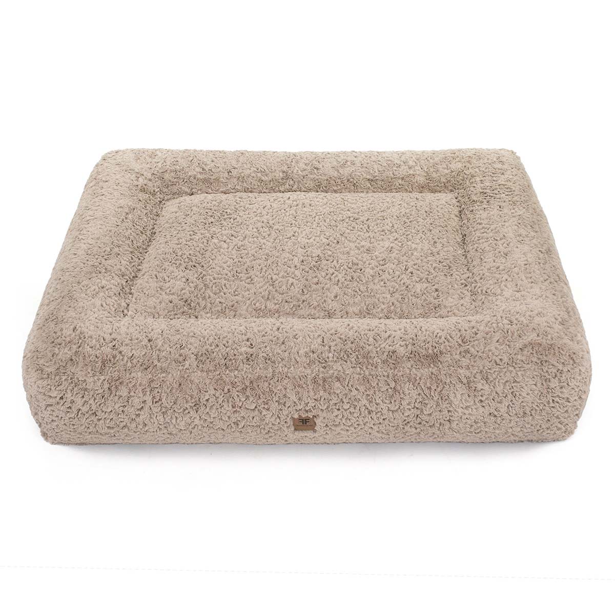 Frau Frauchen Hundebett Letto Curly Sand kaufen bei ZooRoyal