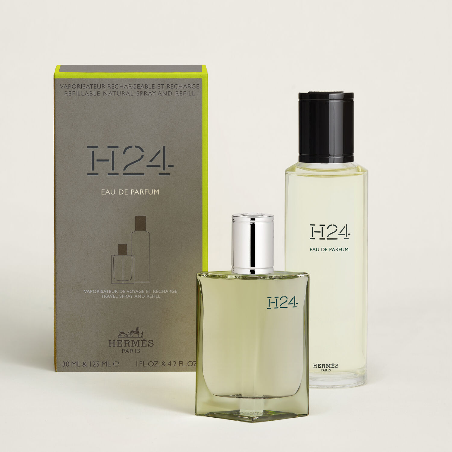 Hermès H24 DUO Eau de Parfum vaporisateur de voyage 30 ml et recharge 125 ml
