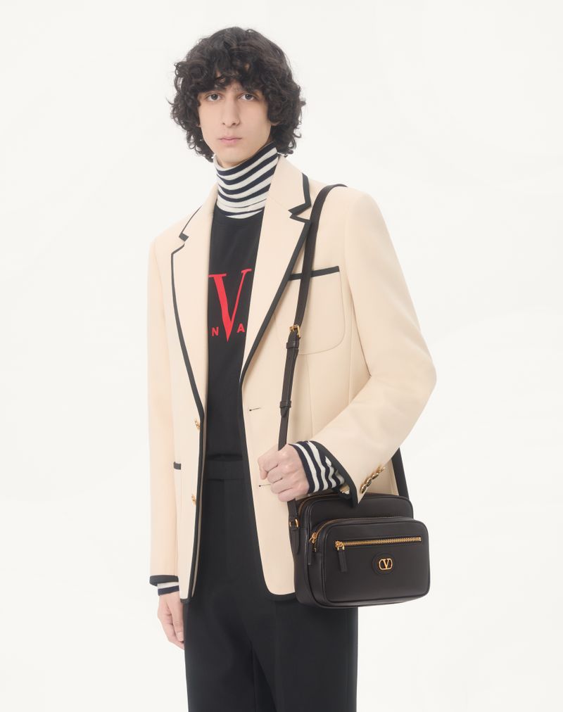 Valentino Garavani Antibes skuldertaske i kalveskind