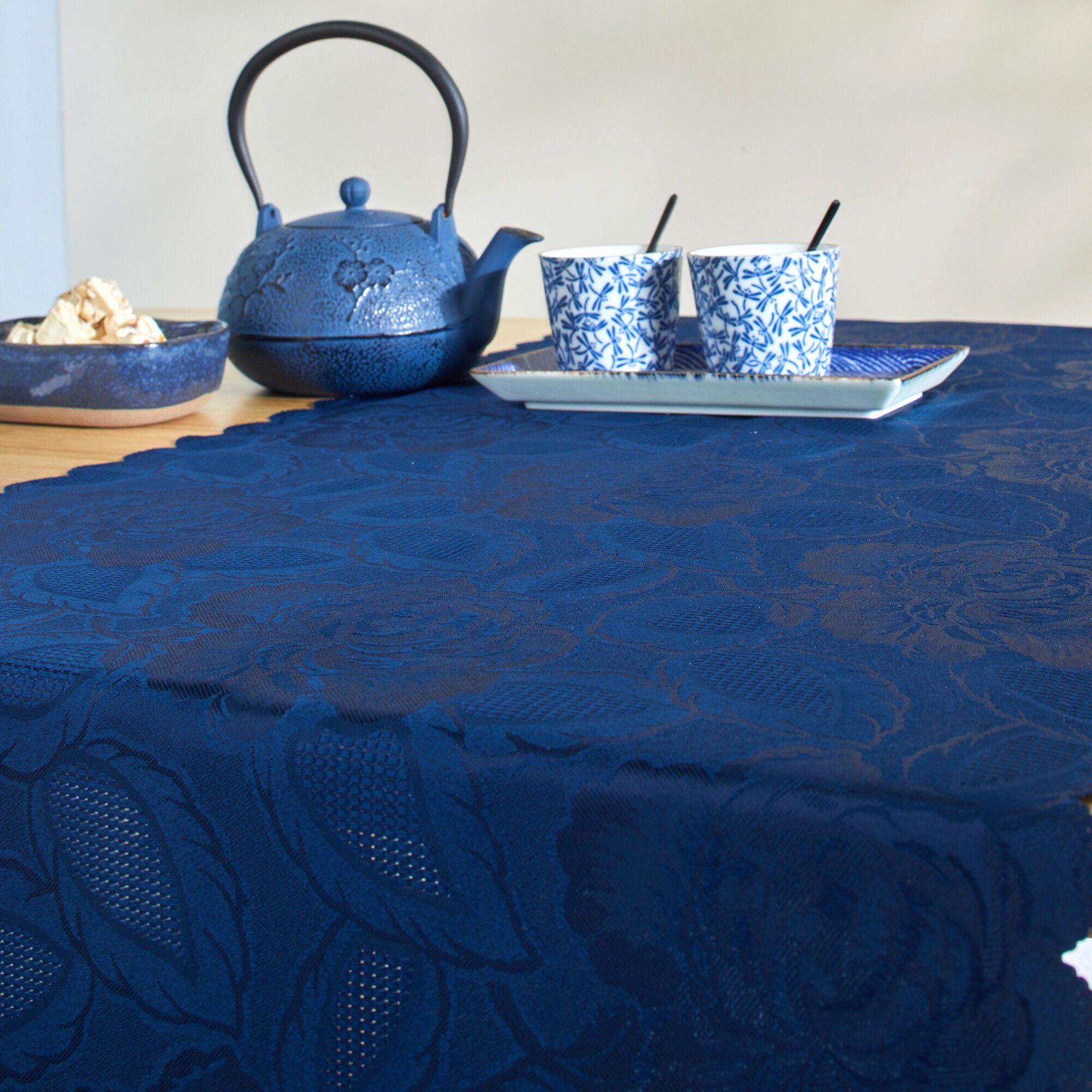 Nappe jacquard damassé
