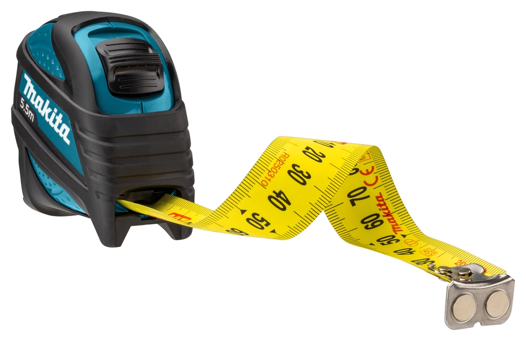 Acessórios Makita B-68507 Fita métrica 5,5 m x 5 mm Dupla face Dimensões em mm