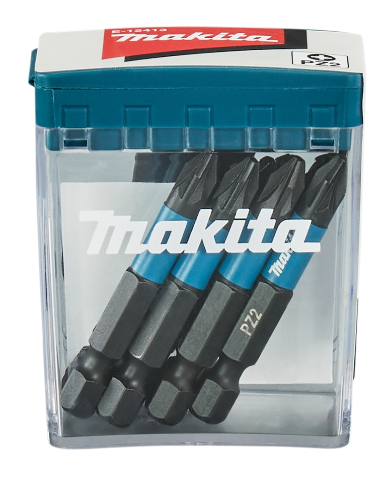 Makita Accessories E-12413 Bit de șurubelniță cu impact negru PZ2 x 50 mm, 10 bucăți