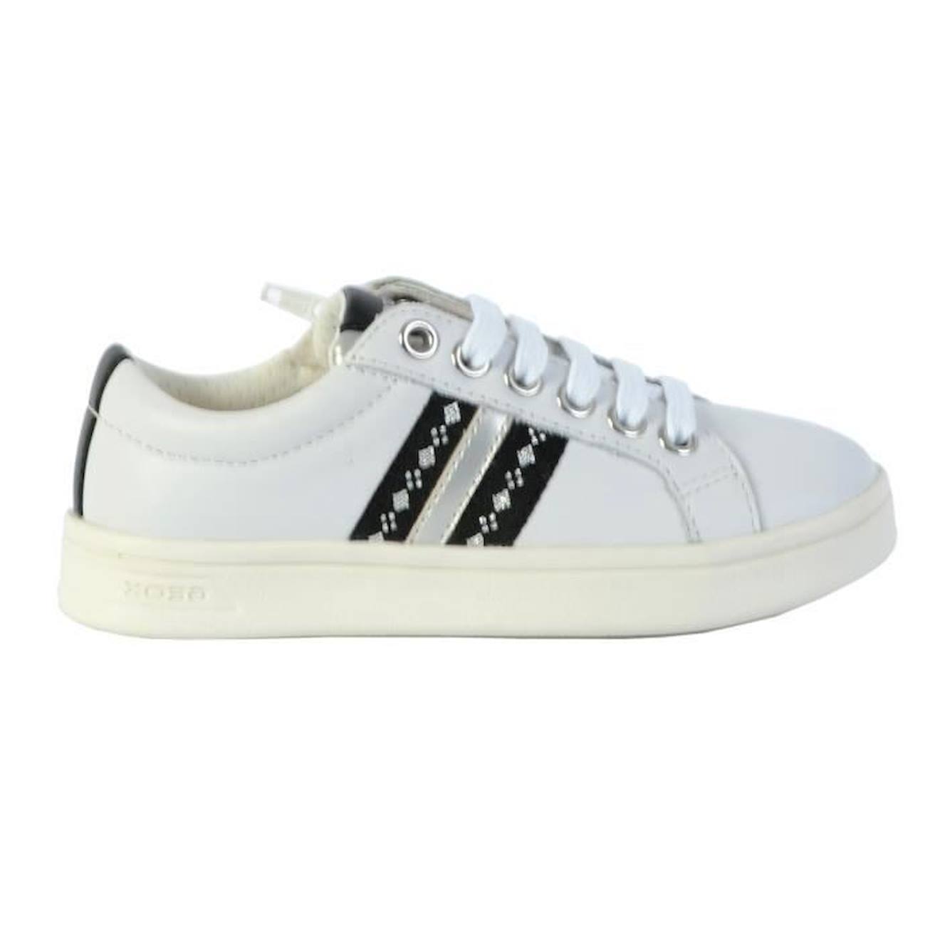 Basket Geox Enfant/Fille J Drock blanc