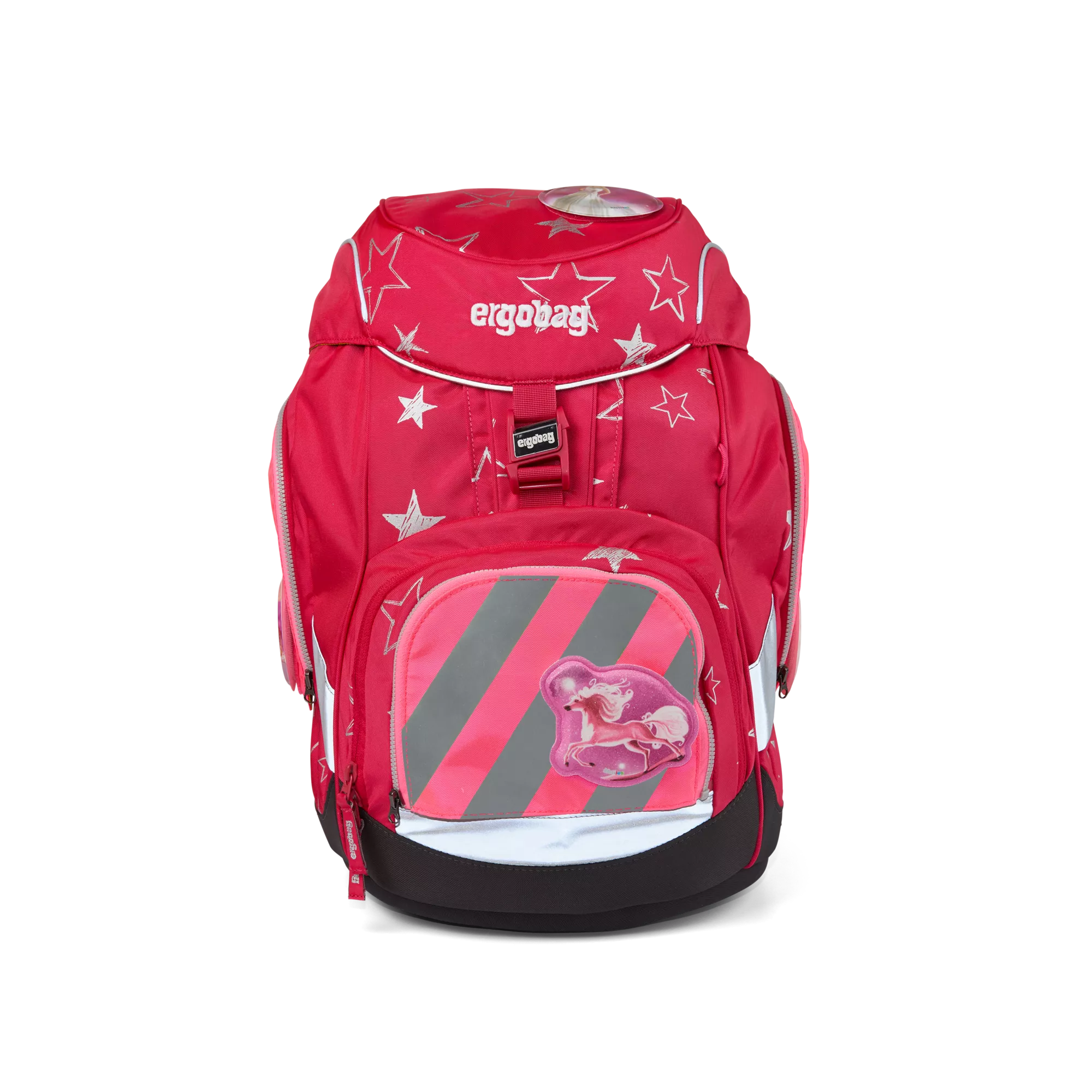 ergobag Zip-Set mit Reflektorstreifen Pink