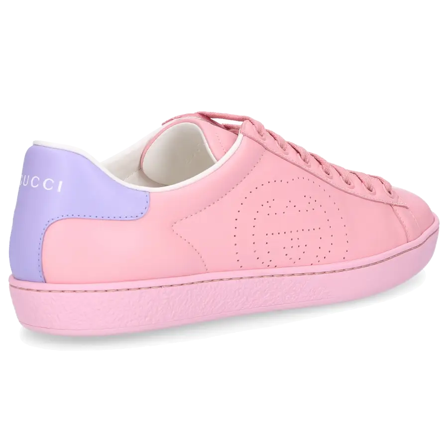 Gucci - Sneaker low ACE Kalbsleder - pink