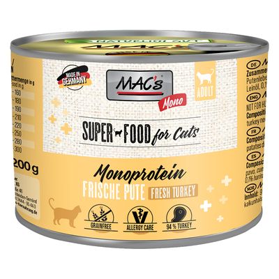 Sparpaket MAC´s Cat Mono Sensitive 24 x 200 g
