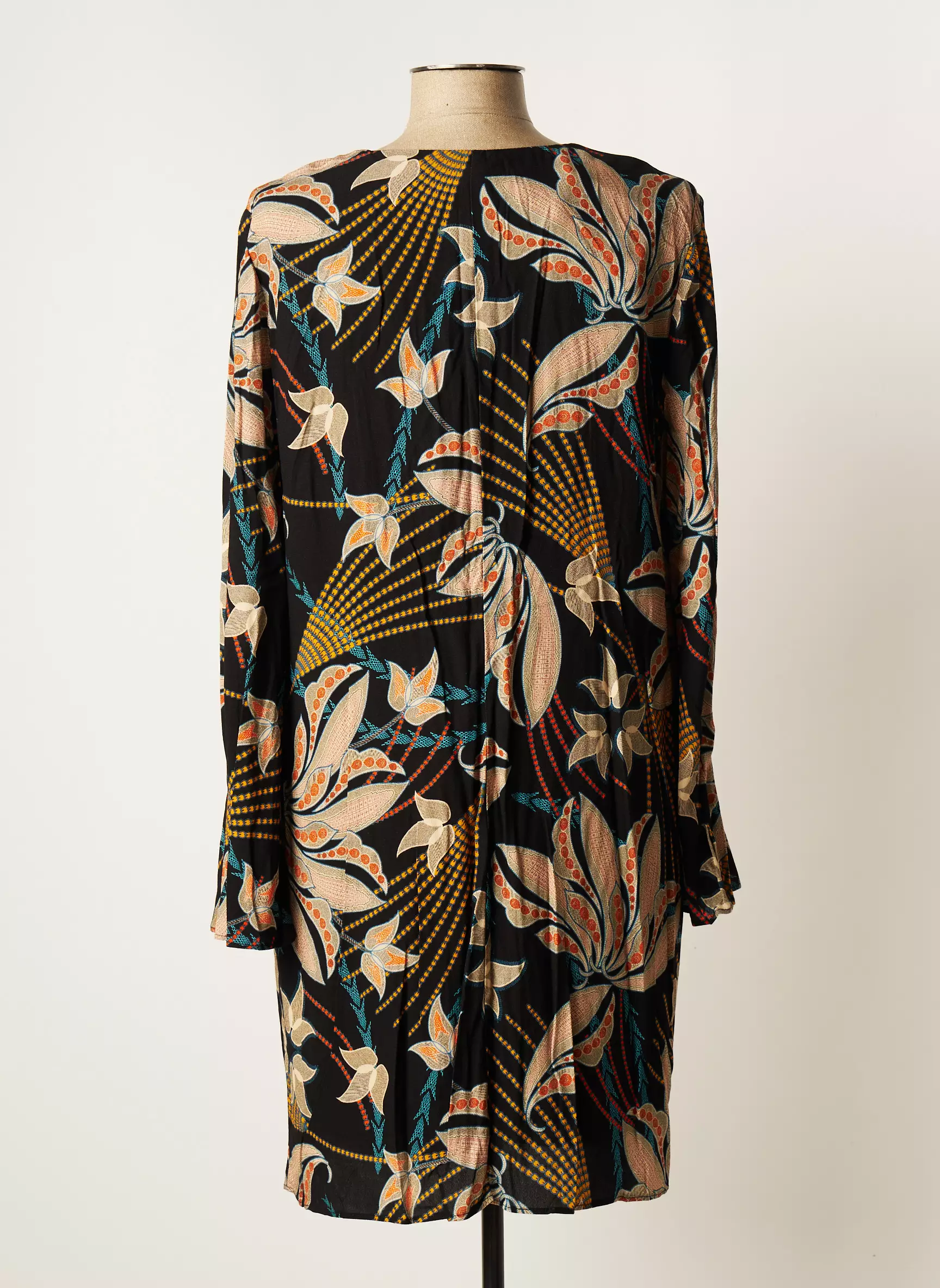 Tinta Style Robes Mi Longues Femme couleur noir