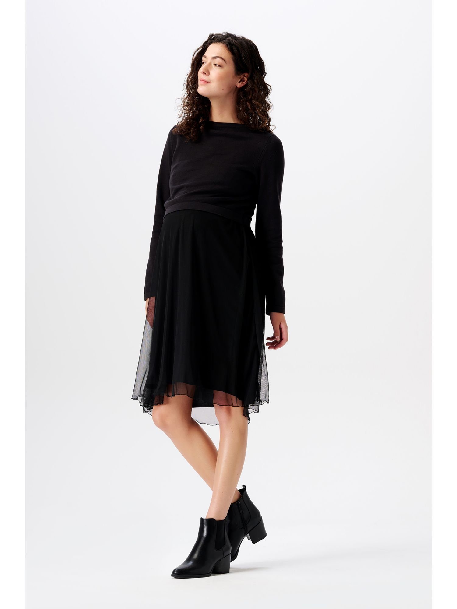 ESPRIT maternity Umstandskleid MATERNITY Strickkleid mit Stillfunktion