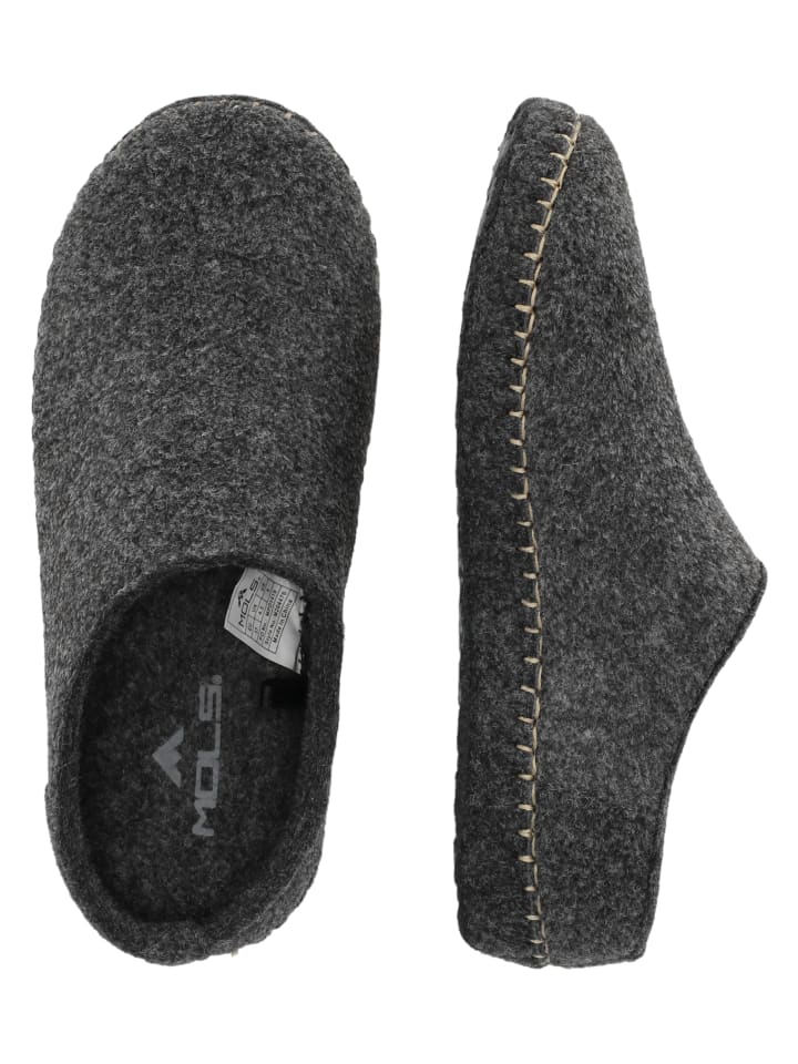 Mols Hausschuhe Sinaka in 1011 Dark Grey Melange günstig kaufen