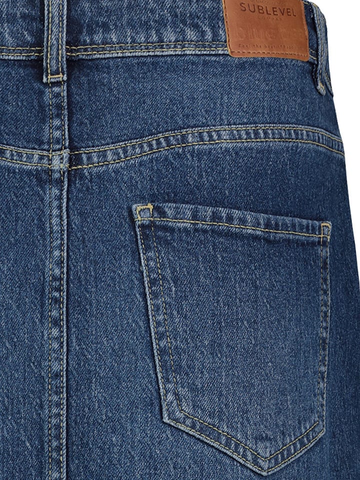 Sublevel Jeansrock in Dunkelblau günstig kaufen