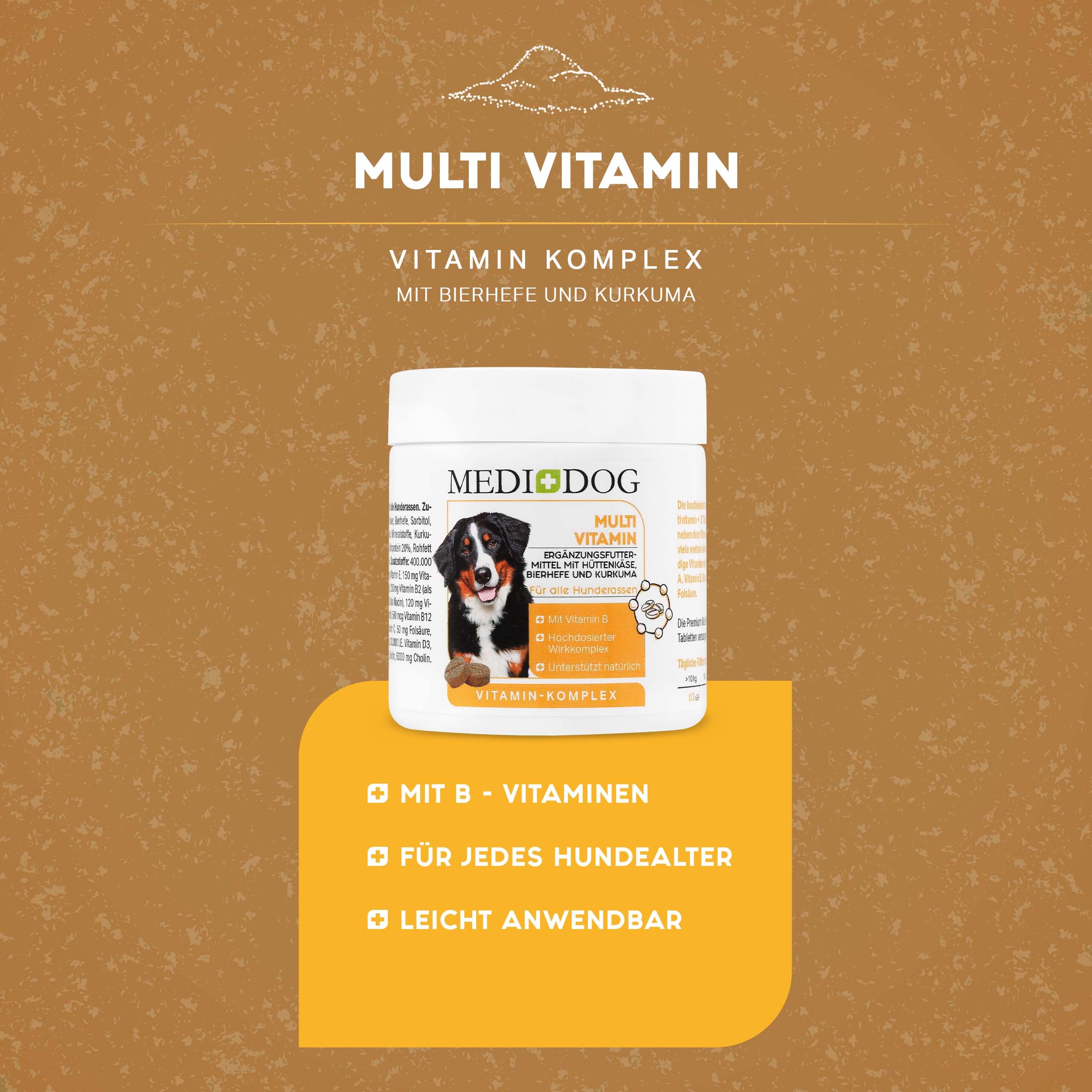 MediDog Ergänzungsfutter & Aufzucht MediDog Multivitamin Tabletten