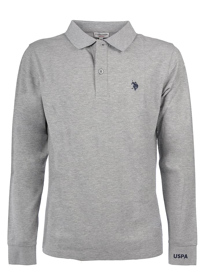 U.S. Polo Assn. Poloshirt in Grau günstig kaufen