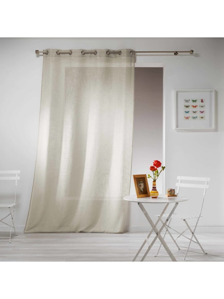 Douceur d’Intérieur Gardine in beige günstig kaufen onesize