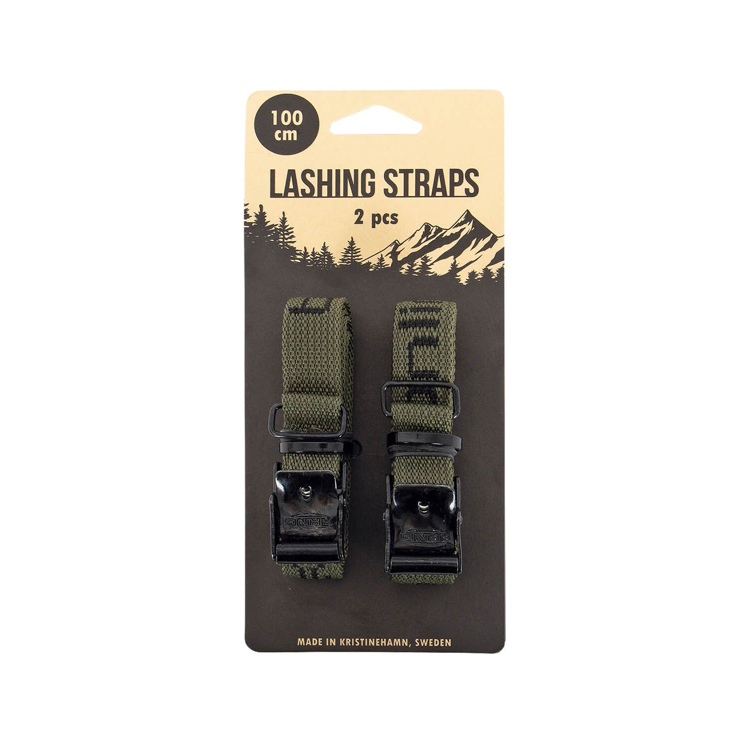 Spannriemen oliv 2er-Set 18 mm