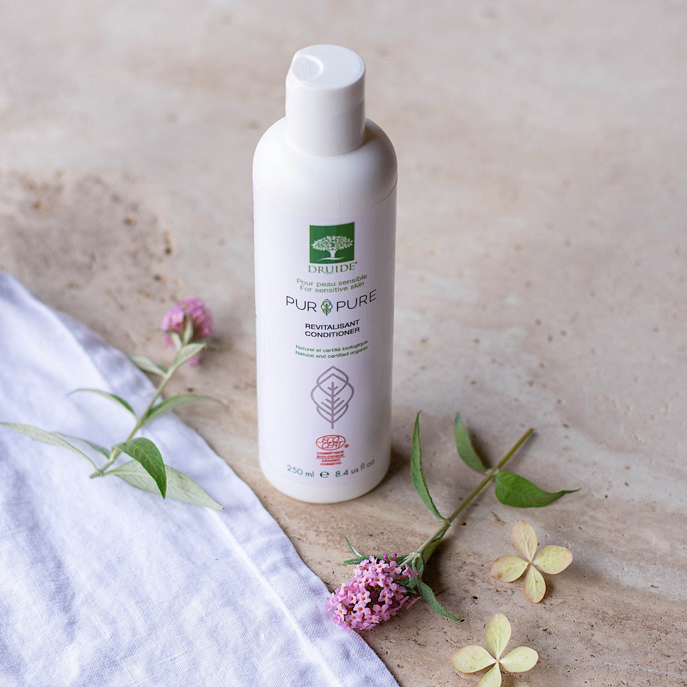 druide Conditioner Revitalisant hypoallergénique Pur&Pure Après-shampoing  hypoallergénique et bio à base d’aloé vera | Druide