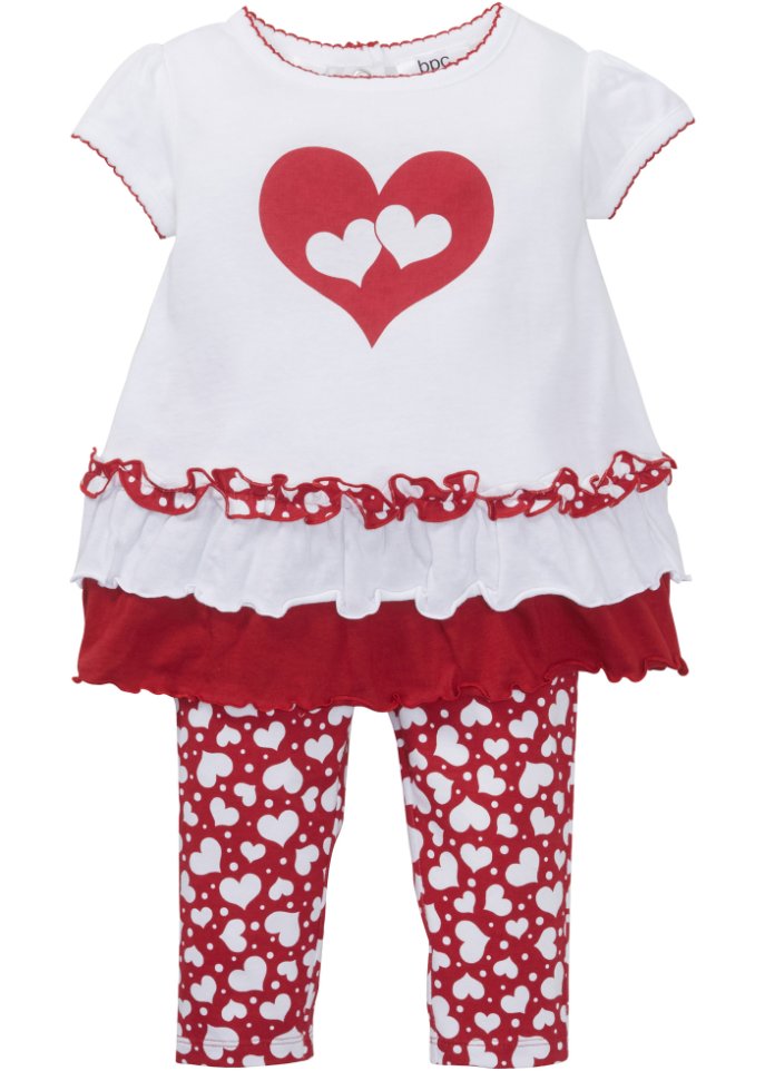 Baby T-Shirt + Leggings (2-tlg.) Bio-Baumwolle
