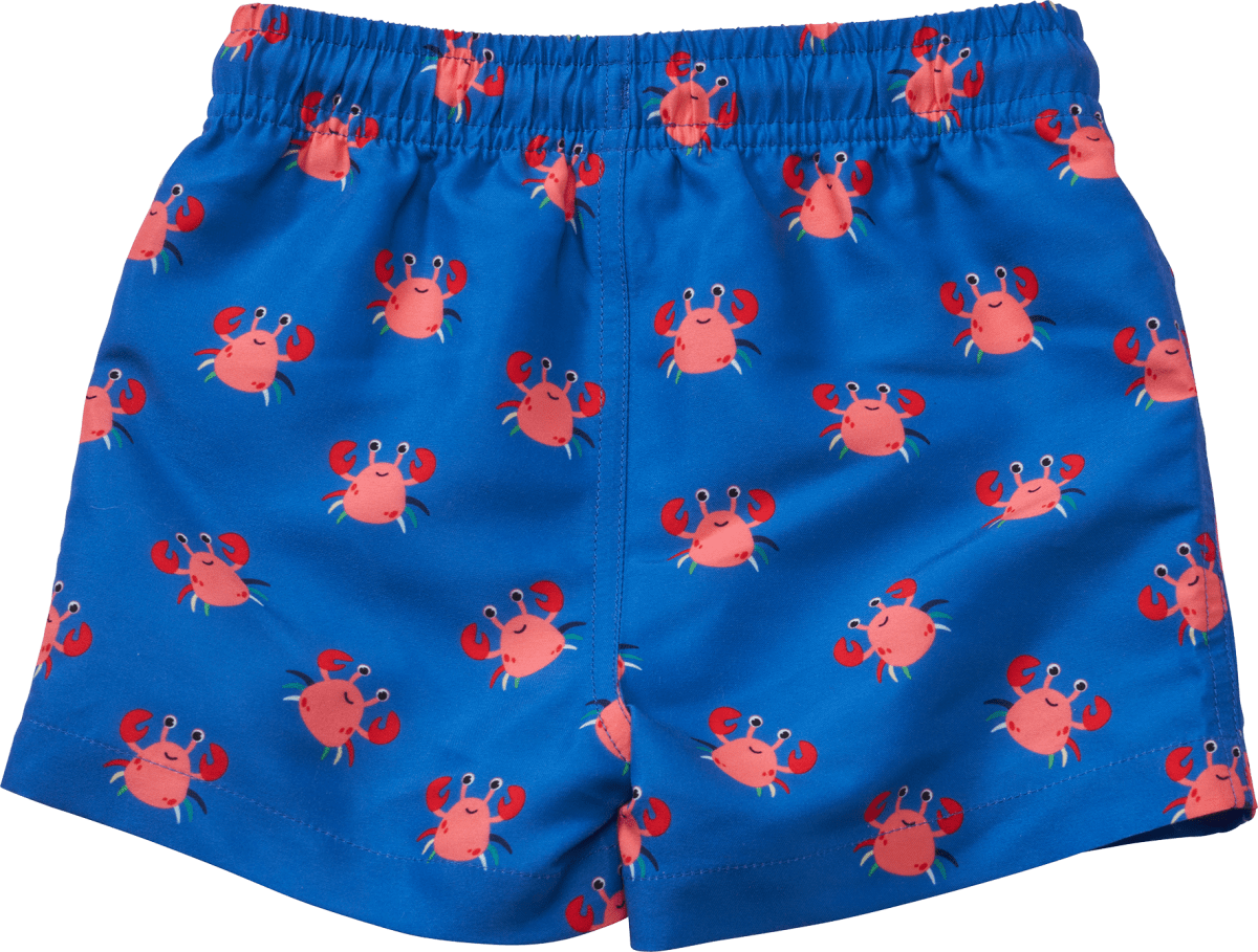 Badehose mit Krebs-Muster, blau, Gr. 110/116, 1 St