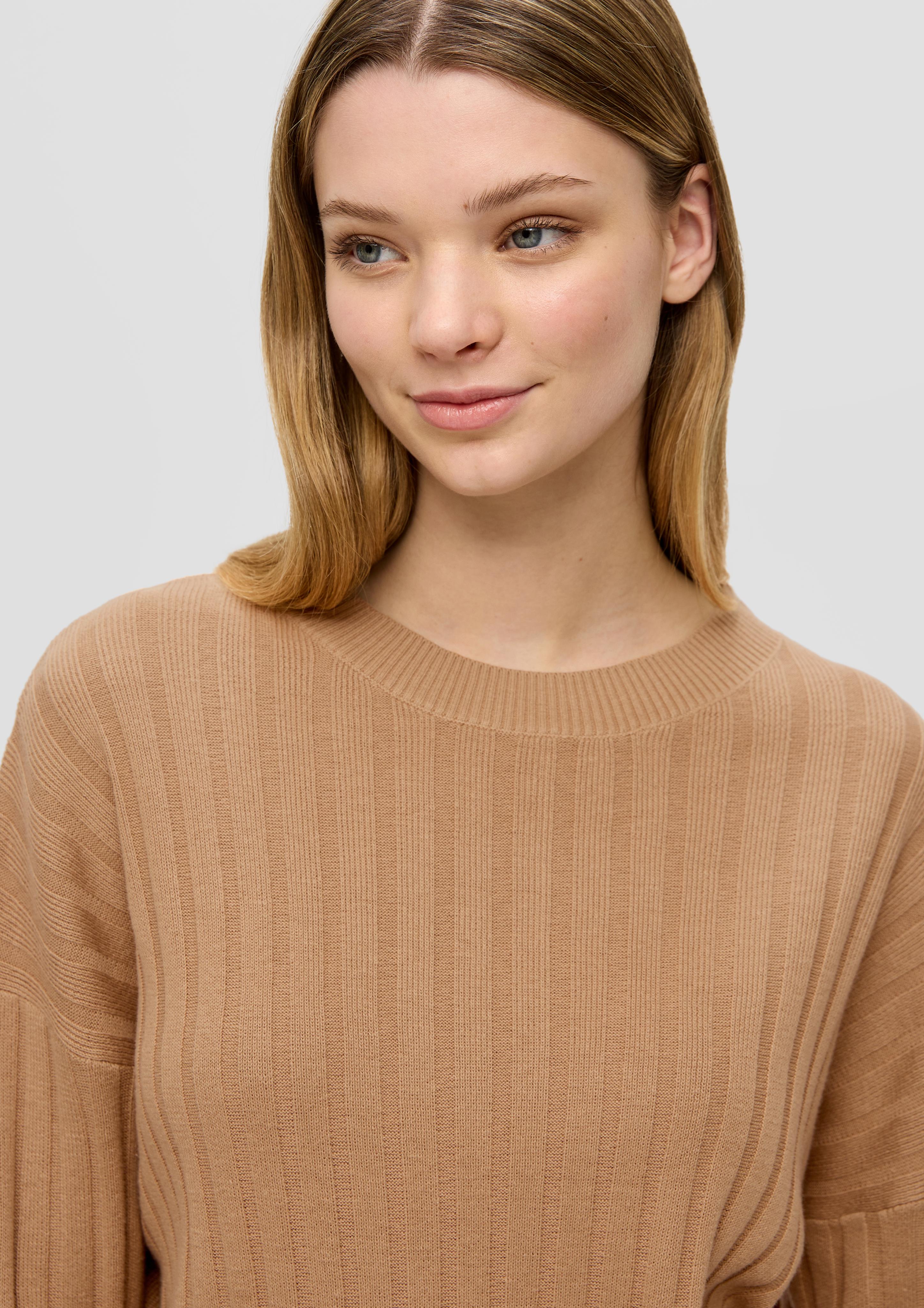Weicher Strickpullover aus Baumwollmix  2140610-8457
