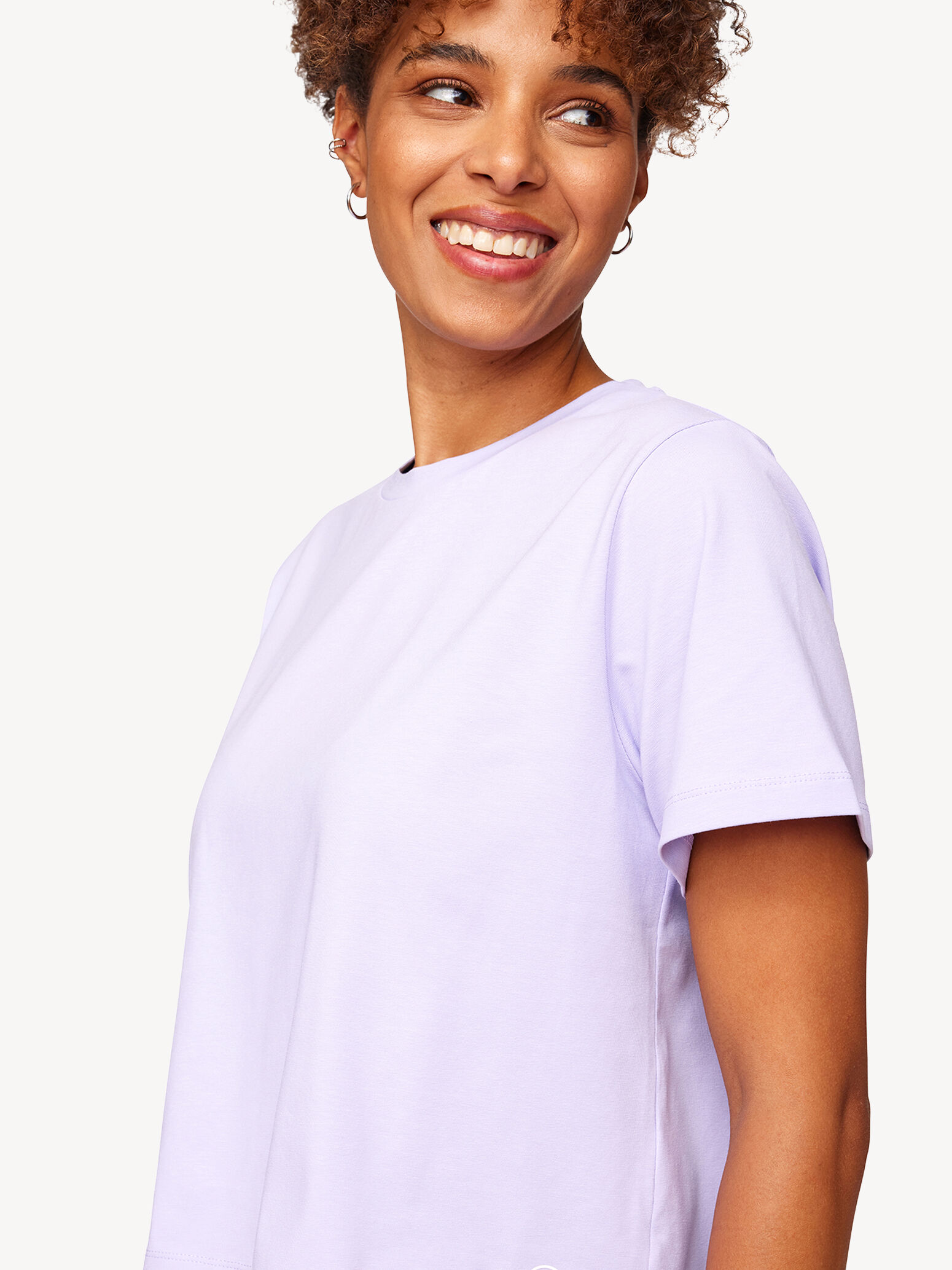 T-shirt oversize - mauve
