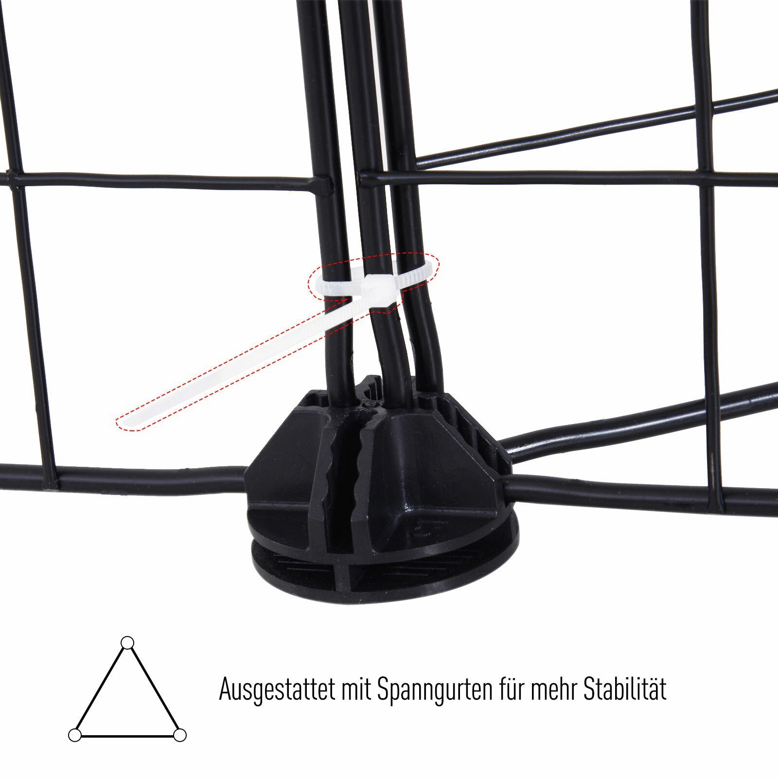 PawHut Freigehege Freigehege mit Metallgitter