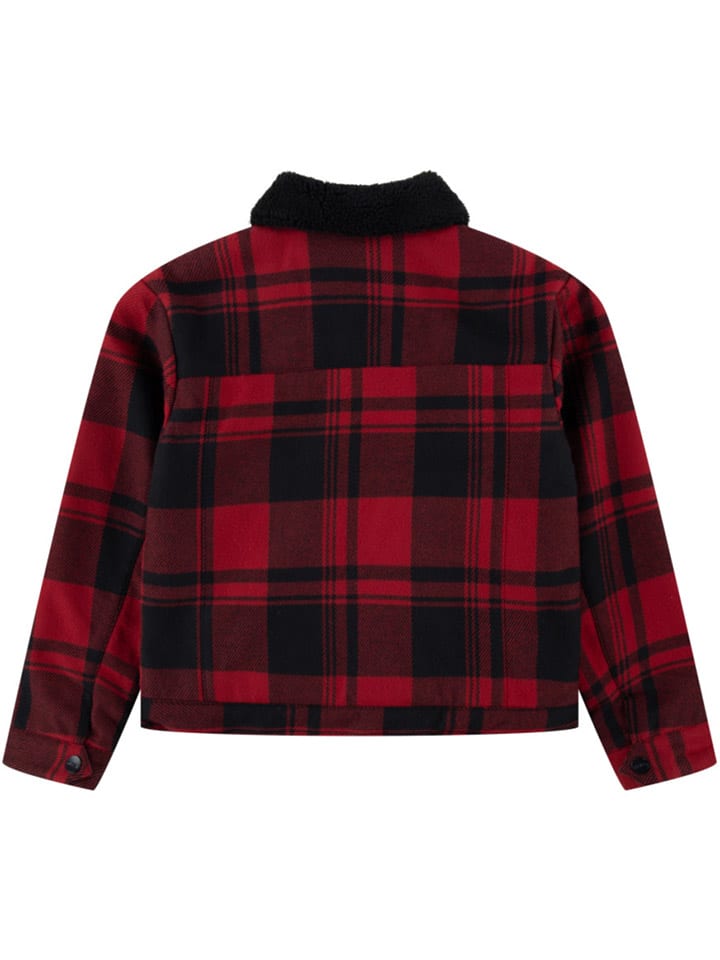Levi's Kids Hemdjacke in Schwarz/ Rot günstig kaufen