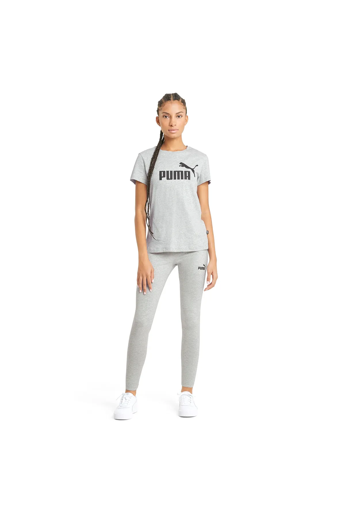 Puma  Sport T-Shirt - Grau - Regular Fit