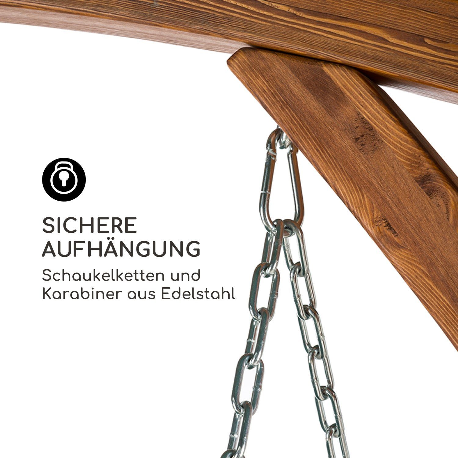blumfeldt Hollywoodschaukel Aruba, Set, BxTxH: 190x180x215 cm