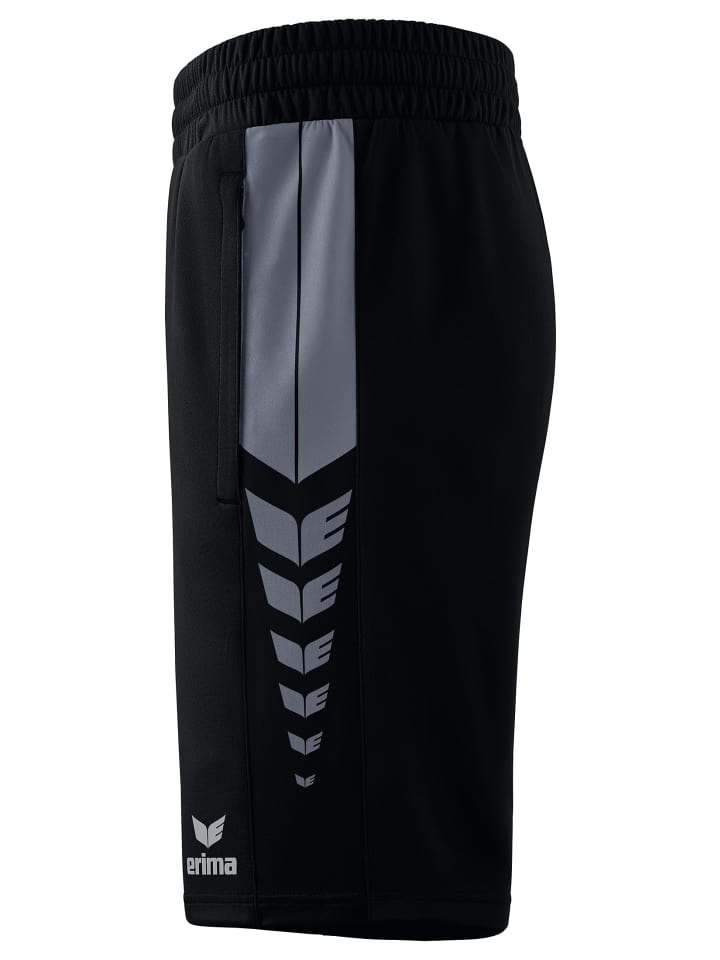 erima Six Wings Shorts in schwarz/slate grey günstig kaufen