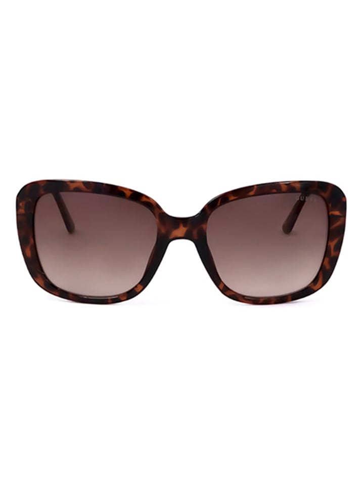 Guess Damen-Sonnenbrille in Braun/ Gold günstig kaufen 55