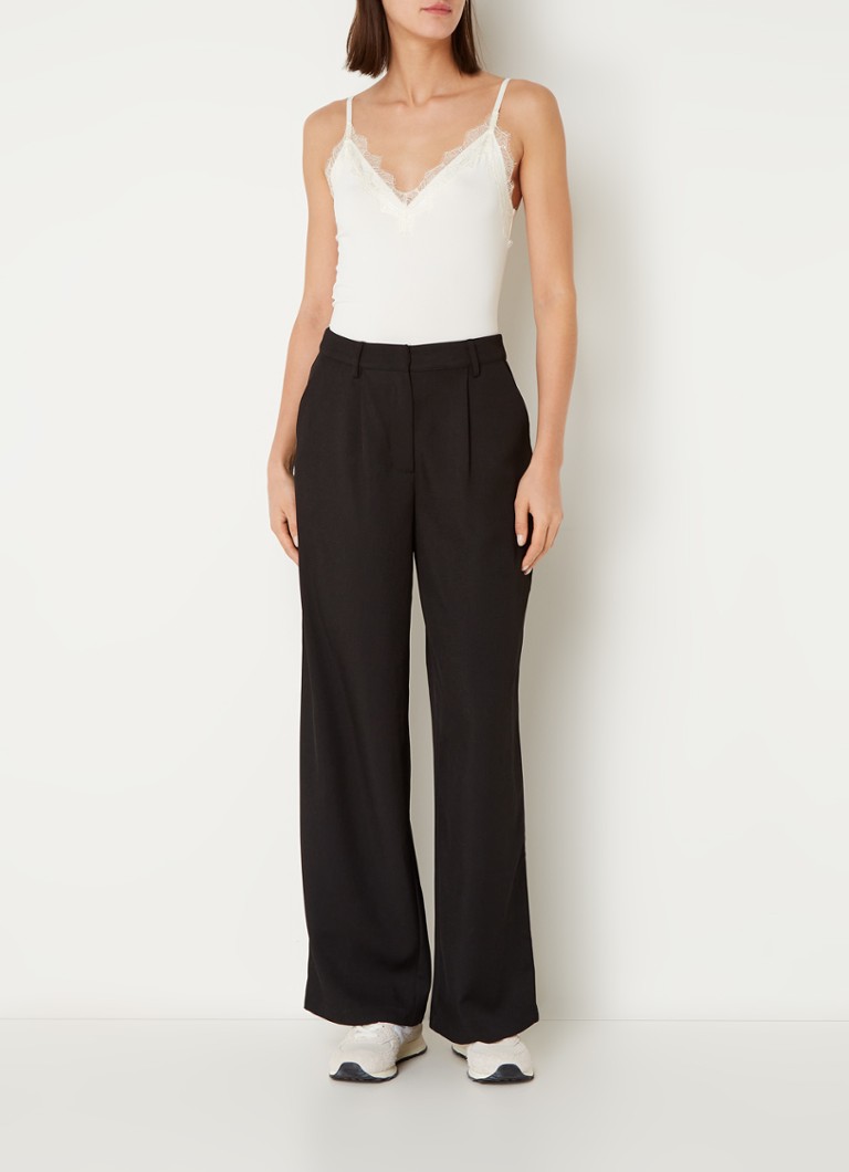 Rosemunde Billie spaghetti top with lace details