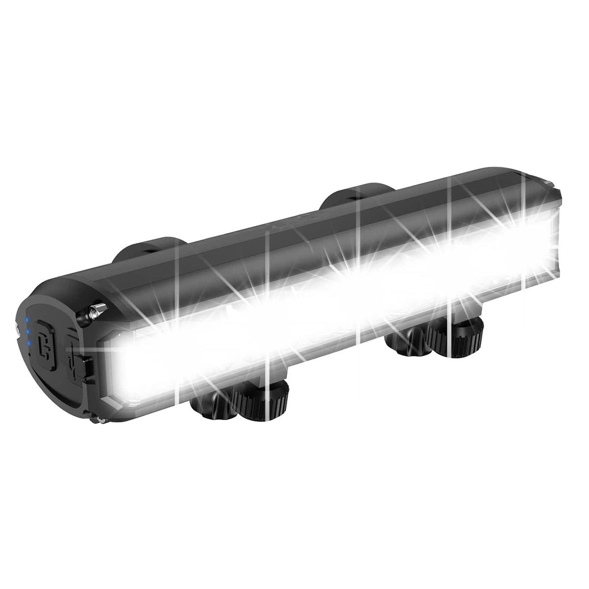 Yoyaxi Fahrradbeleuchtung 2600 Lumen LED-Fahrradlicht, 8000mAh Powerbank, USB-aufladbares Aluminiumlicht für Rennräder für Erwachsene