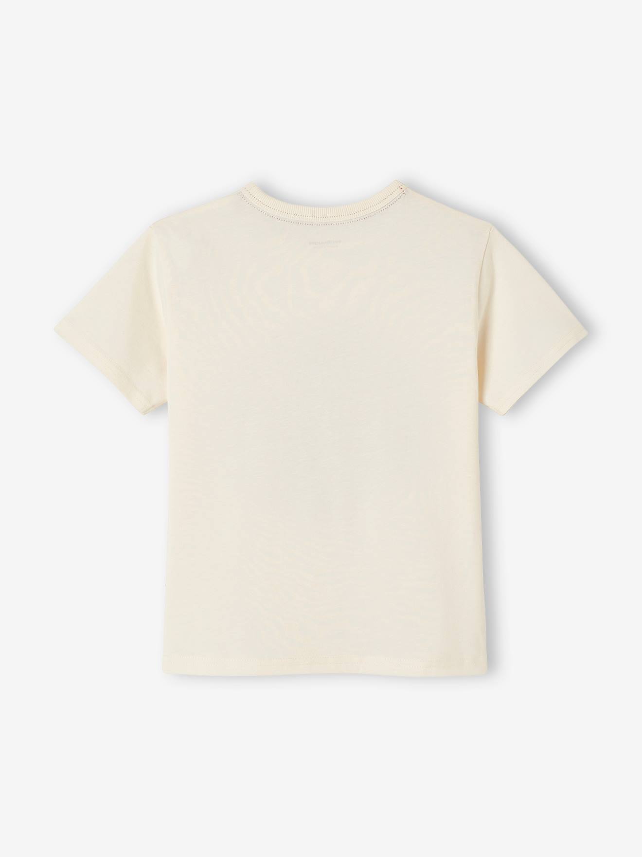 Vertbaudet Jungen T-Shirt, grafischer Print Oeko-Tex - rosenholz