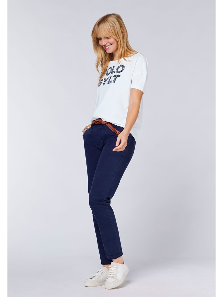 Polo Sylt Shirt in Weiß günstig kaufen