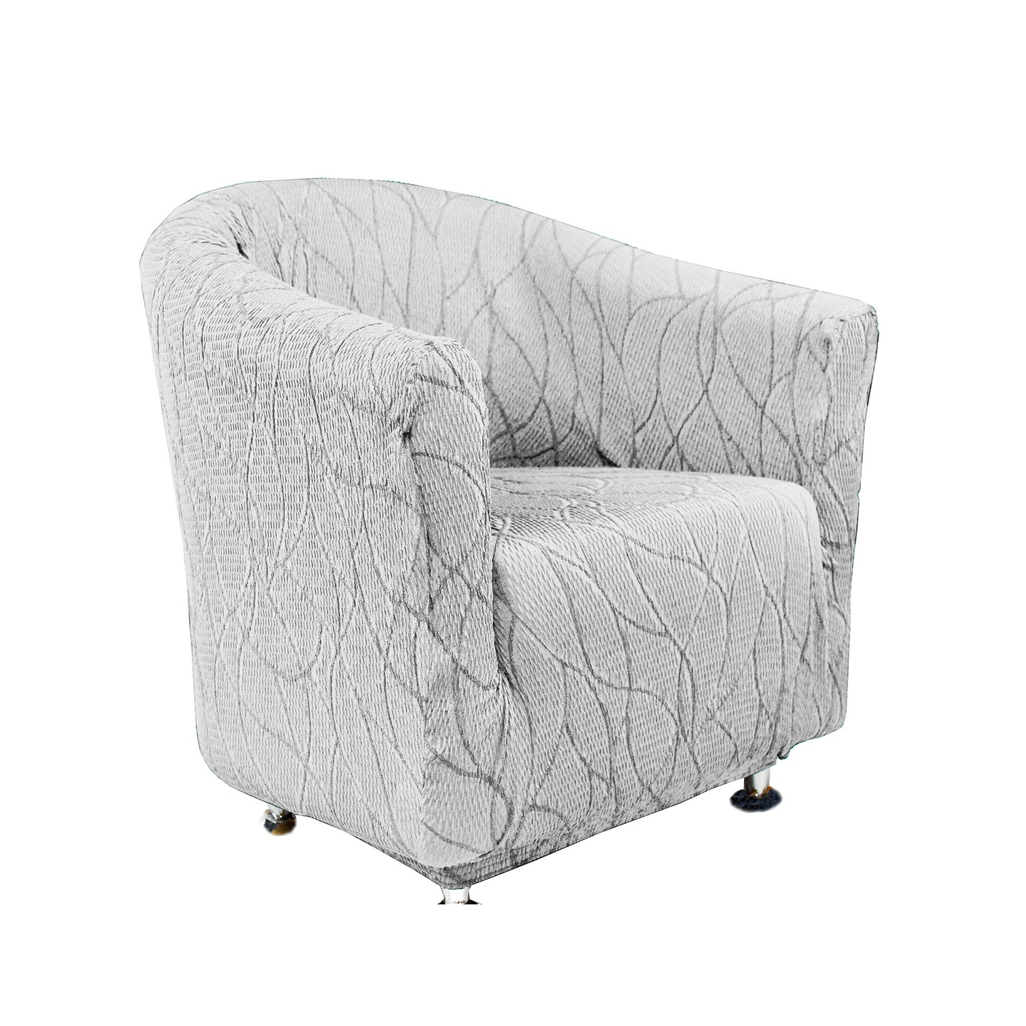 Housse extensible motif jacquard 