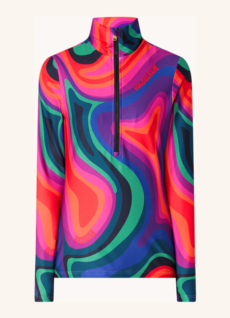Goldbergh Illusion ski pully with logo and collar