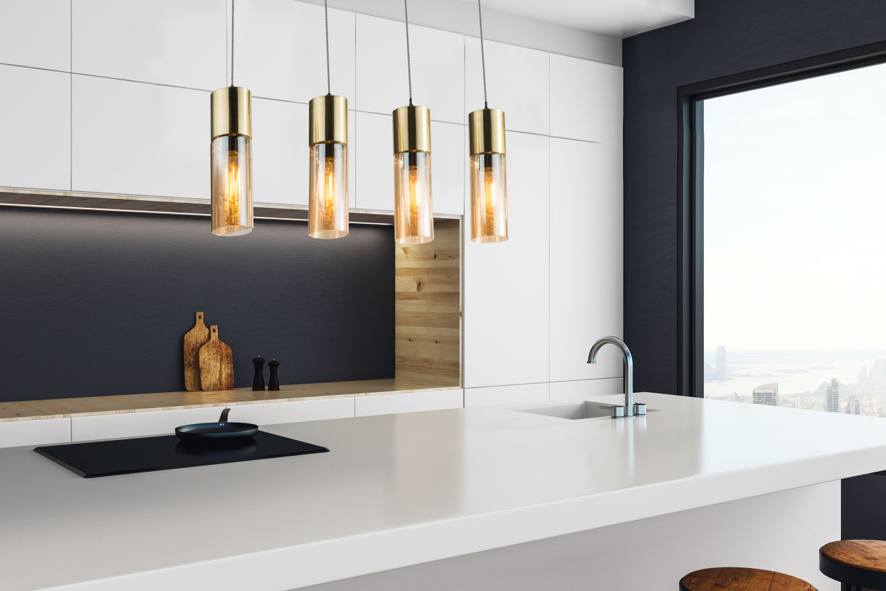 Globo Lighting - ANNIKA - Hängeleuchte Metall, 4x E27