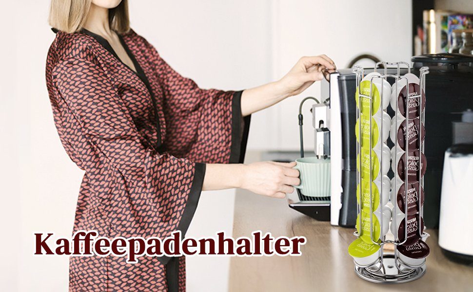 7Magic Kapselhalter kapselspender für Dolce Gusto & Nespresso, 13