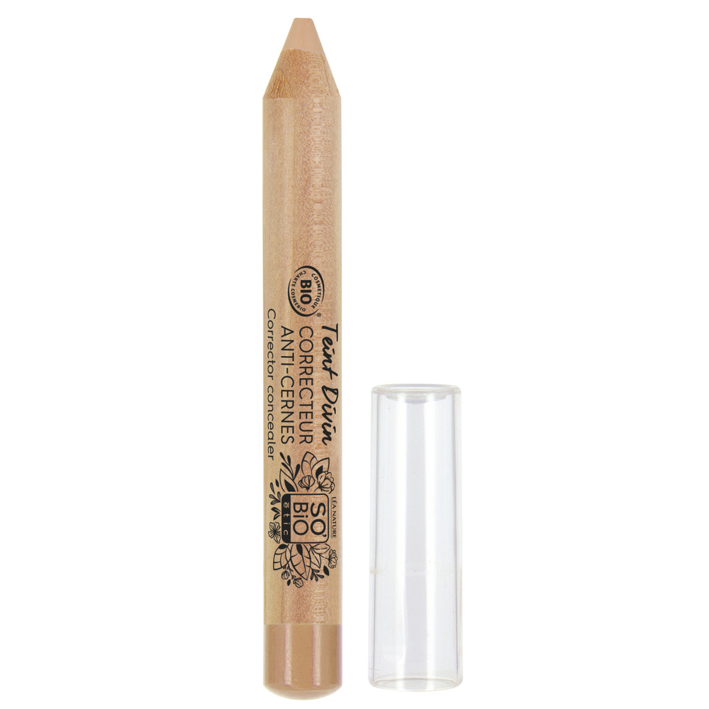 LÉA NATURE SO BiO étic Correcteur anti-cernes, Teint Divin - 25 Beige doré Correcteur