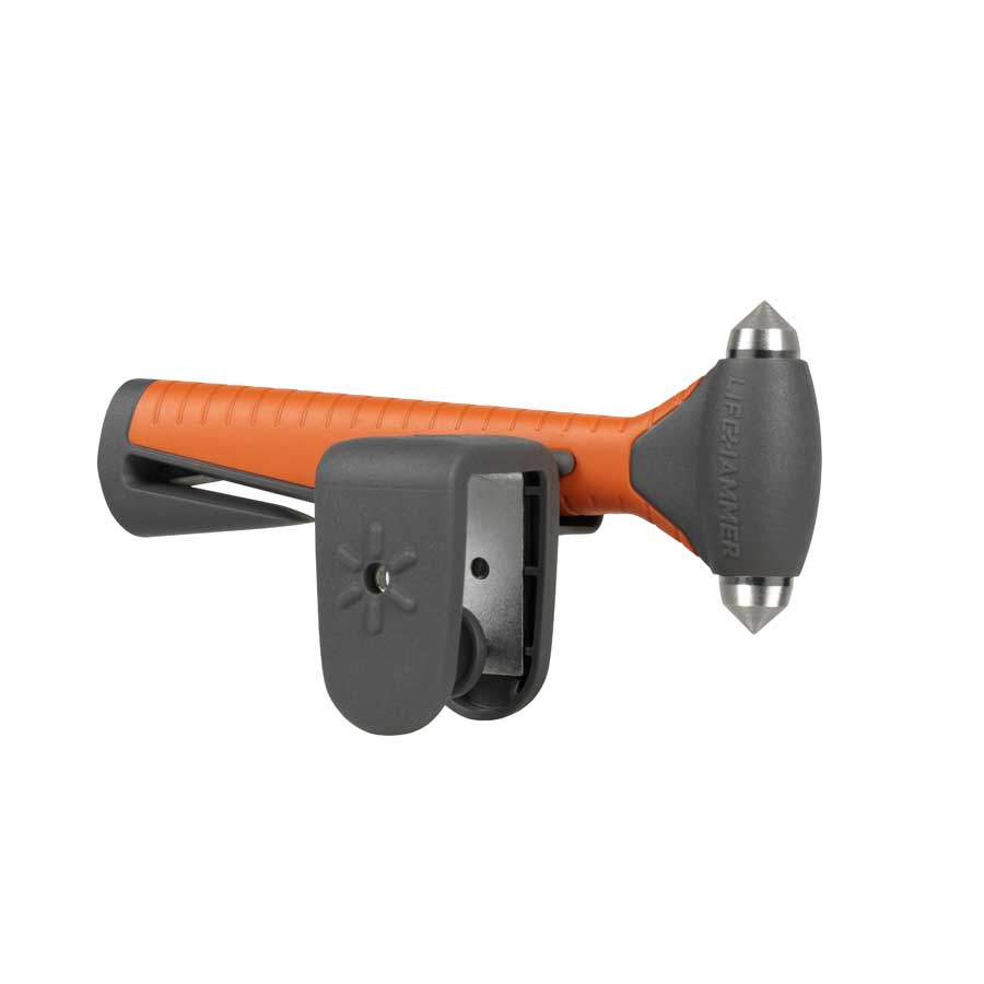 LifeHammer Notfallhammer Safety Hammer Plus inkl. Quick Click Halterung - ATU