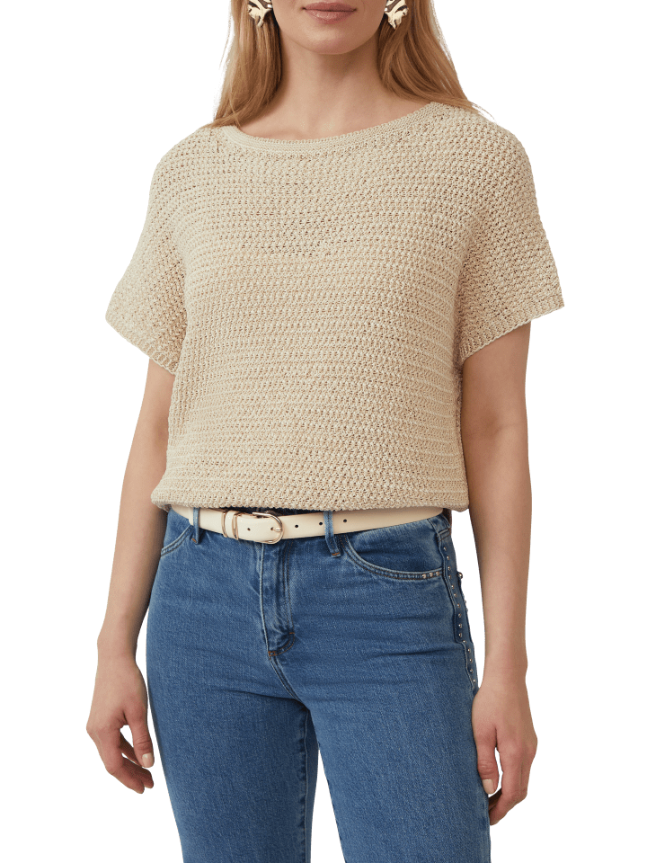 s.Oliver BLACK LABEL Taillengürtel in Creme günstig kaufen