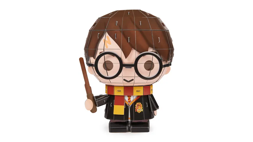 Spin Master - 4D Build - Harry Potter - 3D-Puzzle des beliebten Filmheldens aus hochwertigem Karton, 87 Teile