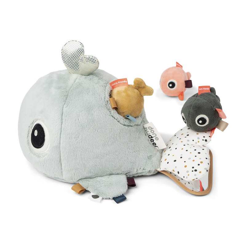 Baleine cache-cache Wally Bleu Done By Deer