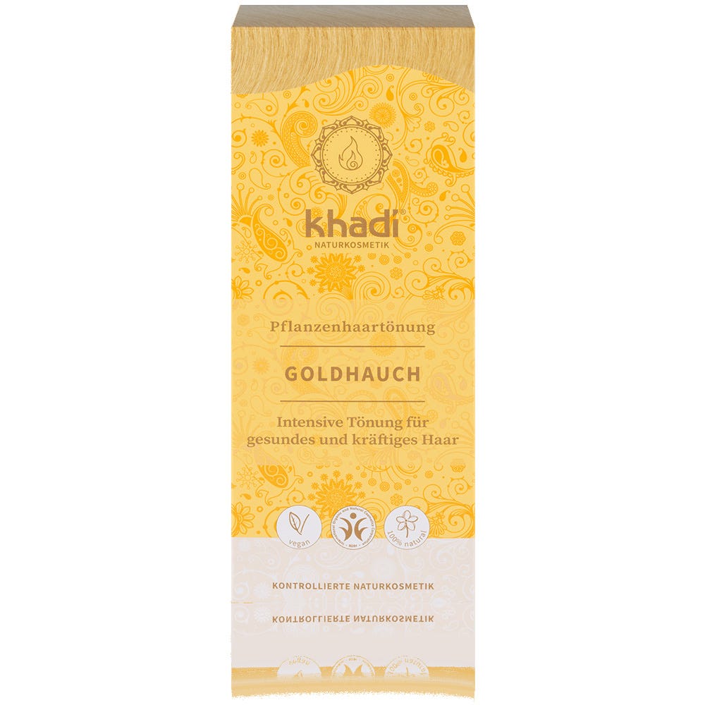 Khadi Pflanzenhaarfarbe Goldhauch 100 g