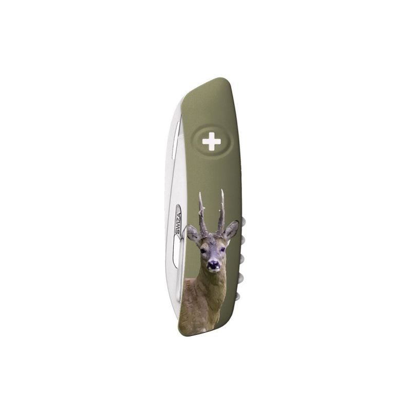 Swiza D05 Hunting Roe Olive, Schweizer Taschenmesser made in Swiss