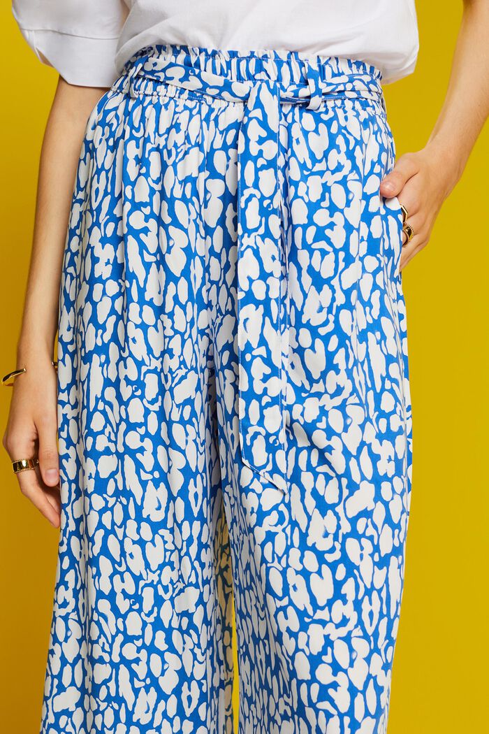 Pull-on-Culotte mit Bindegürtel, LENZING™ ECOVERO™