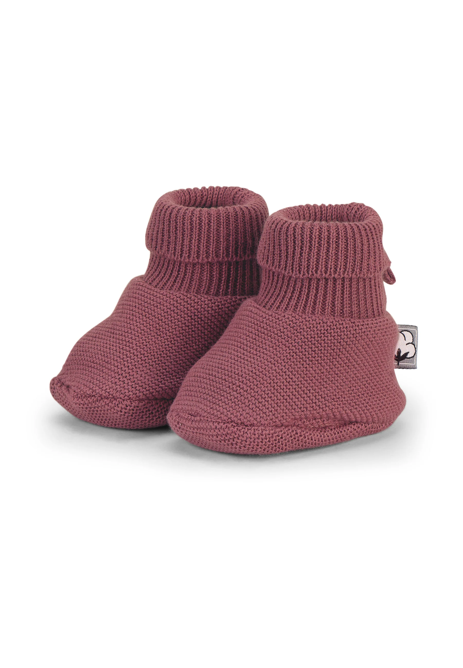 GOTS Strick-Schuh in Grün, Marine, Rosa oder Grau
