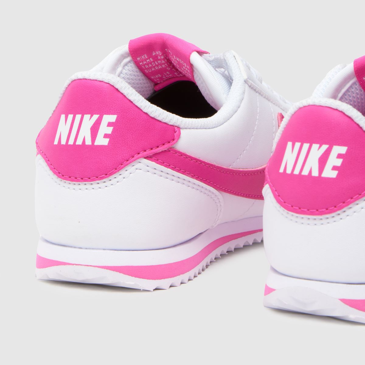 Nike fehér és rózsaszín Cortez lány junior cipő